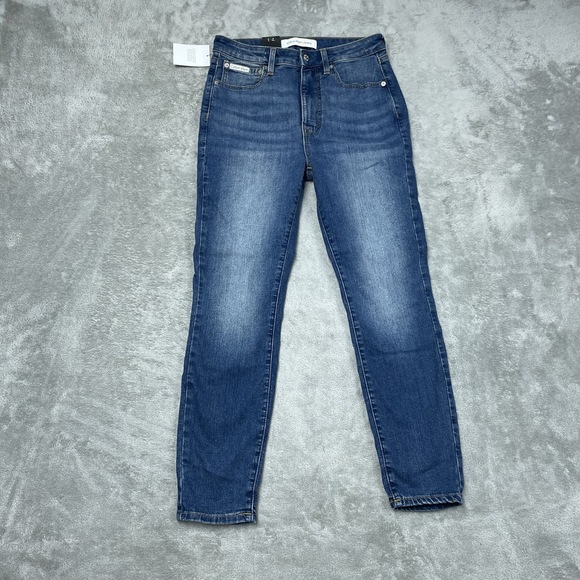 Calvin Klein Denim - Calvin Klein Women's 8/29 High Rise Skinny Ankle Jeans Blue d1391